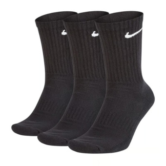 Nike Baumwollsocken 3er-Pack Schwarz 